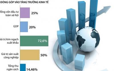 [Infographics] Vai trò quan trọng của FDI với phát triển kinh tế