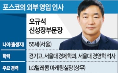 '외부수혈' 끝낸 포스코 &quot;非철강사업 확대한다&quot;