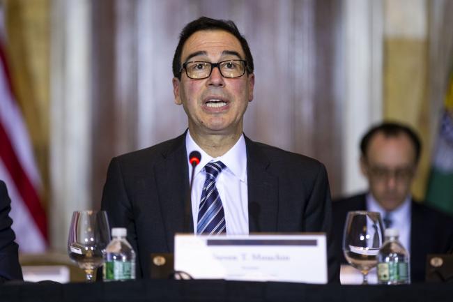 © Bloomberg. Steven Mnuchin Photographer: Al Drago/Bloomberg