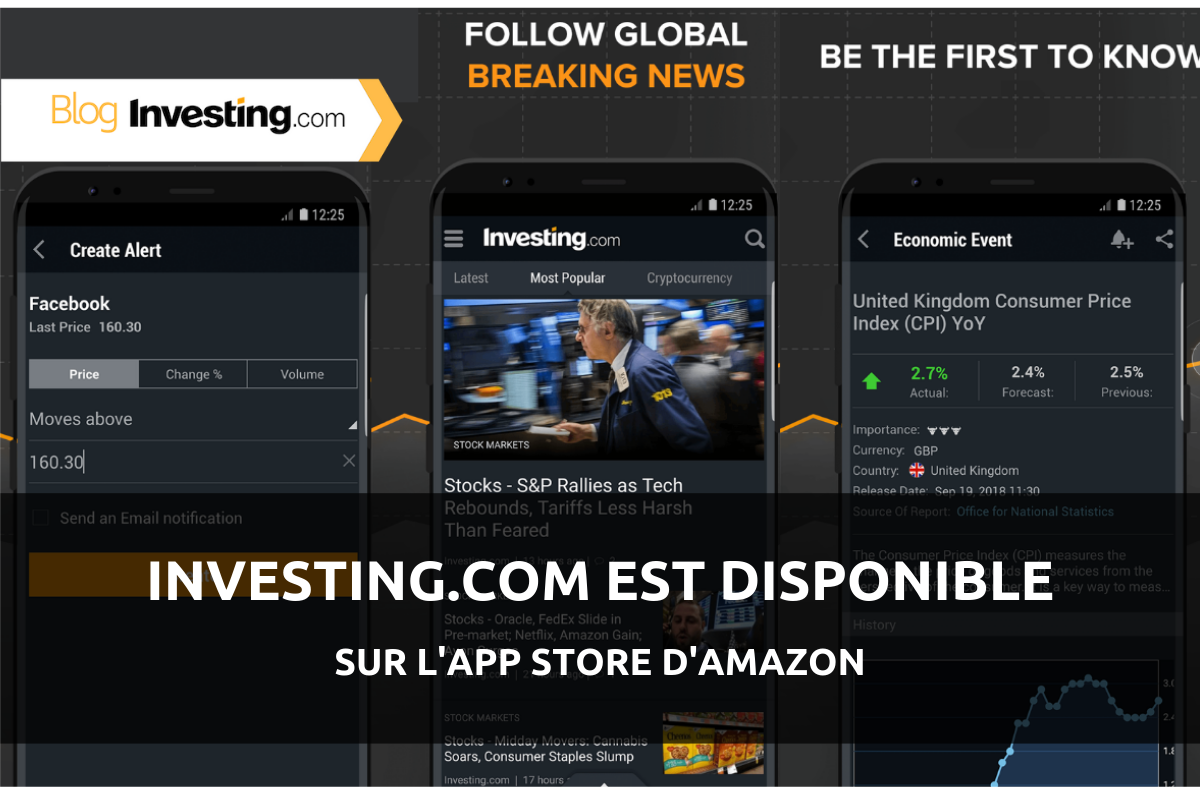 Nous sommes disponibles sur l'App Store Amazon