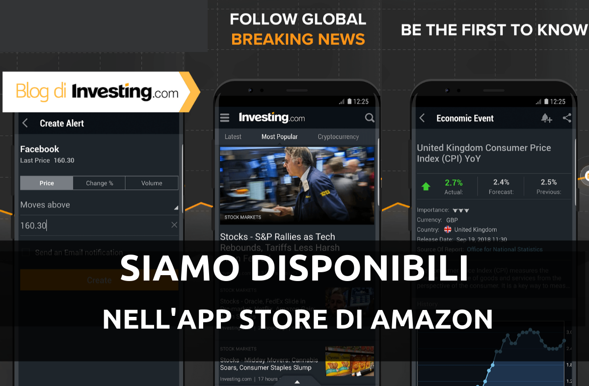 Puoi trovarci nell’App store di Amazon