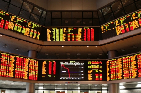 Рынок акций  Бразилии закрылся ростом, Bovespa прибавил 0,45%