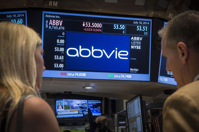 © Reuters. AbbVie Stock Falls 3%