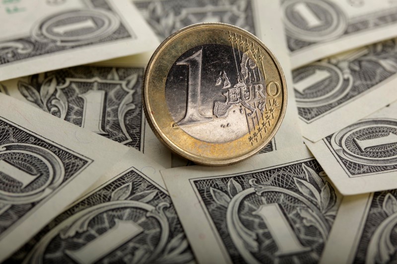 © Reuters.  Forex - EUR/USD turun pada akhir sesi AS