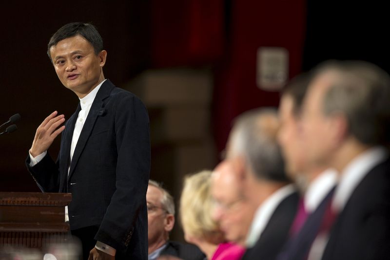 © Reuters. Jack Ma Says U.S.-China Trade Tension Could Last 20 Years
