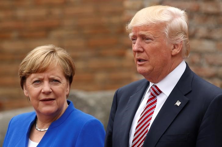 © Reuters.  Europe’s Shaky Union Faces Trump’s G-7 Stress Test