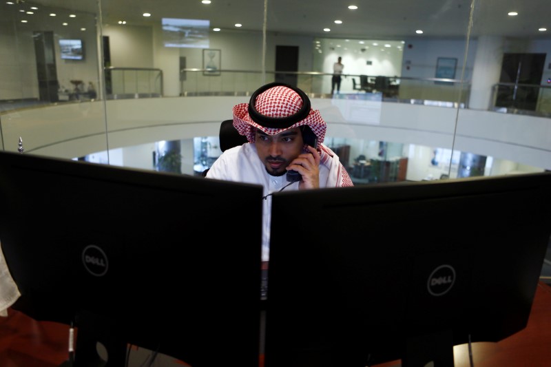 © Reuters.  Saudi Arabia stocks lower at close of trade; Tadawul All Share down 1.08%