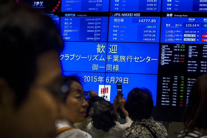 © Reuters.  Japan stocks higher at close of trade; Nikkei 225 up 0.97%