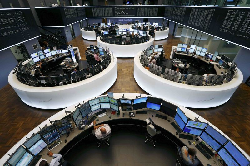 © Reuters.  Germany stocks lower at close of trade; DAX down 0.24%