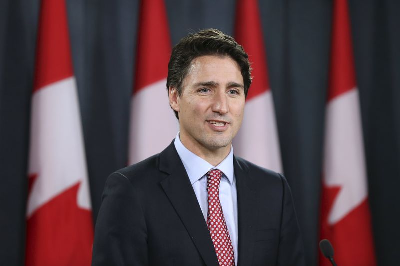 © Reuters. Trudeau to Detail Second-Term Fiscal Starting Point on Monday