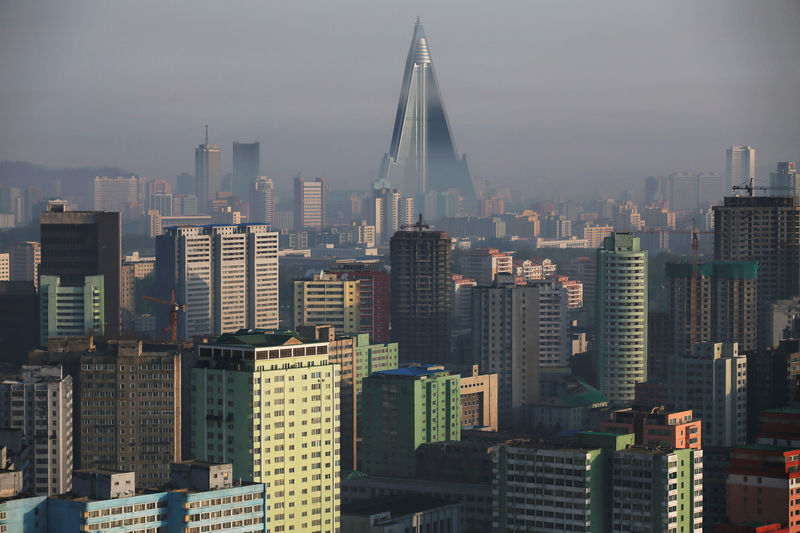 © Reuters.  Storms, Covid Raise Fear of Worst North Korea Famine Since 1990s