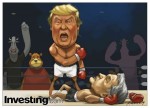 Karykatura tygodnia - Trump stawia na swoim, Powell ustępuje