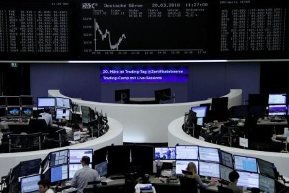 European autos sink on Daimler tariff hit while markets wilt