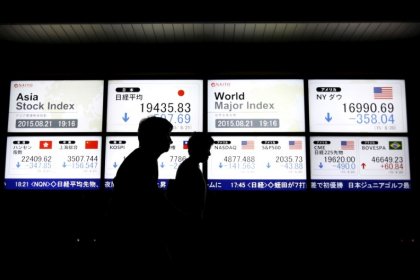 Asian shares hit one-year low on Turkey, China worries