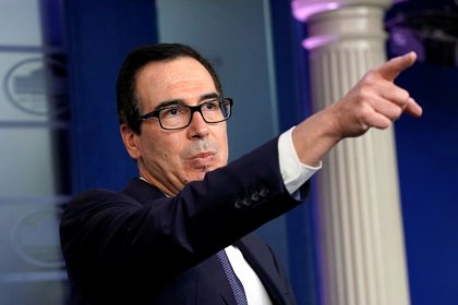 米中の「第2段階」通商合意、複数回に分割も=米財務長官
