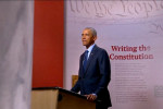 After keeping low profile on campaign trail, Obama makes debut for Biden
