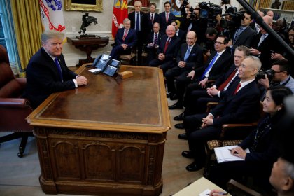 U.S., China sprint to seal deal ahead of Trump's deadline