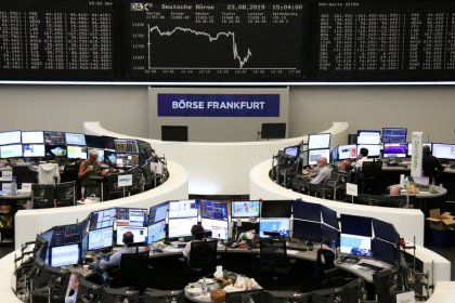 London leads European markets lower as investors play waiting game