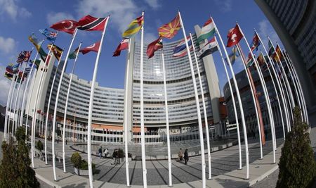 © Reuters. The United Nations headquarters building is pictured in Vienna