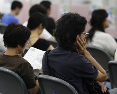 © Reuters. معدل البطالة في اليابان يسجل أدنى مستوى منذ ديسمبر 1997