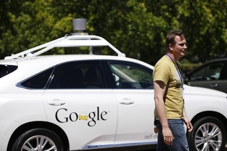 © Reuters. Google presents self-driving car in Mountain View