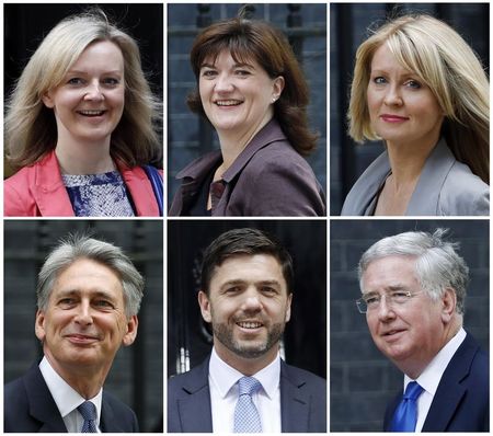 © Reuters. LES FEMMES ET LES EUROSCEPTIQUES MIS EN AVANT DANS LE NOUVEAU GOUVERNEMENT BRITANNIQUE