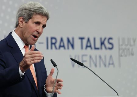© Reuters. Secretário de Estado dos EUA, John Kerry, durante coletiva de imprensa em Viena