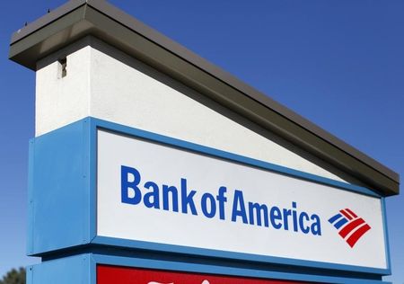 © Reuters. A Bank of America sign is pictured in Encinitas, California