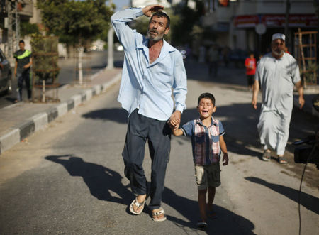 © Reuters. Ataque mata crianças em Gaza