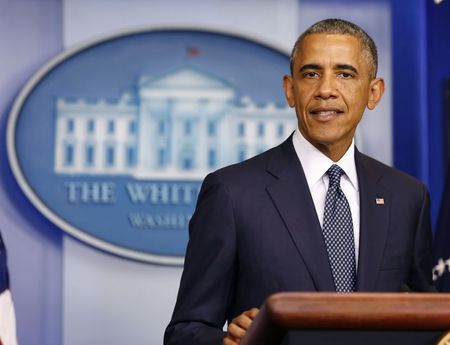 © Reuters. أوباما: لا حلول سهلة وسريعة لتحديات السياسة الخارجية
