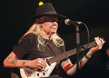 © Reuters. DÉCÈS DU BLUESMAN TEXAN JOHNNY WINTER 