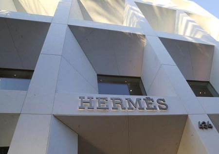 © Reuters. HERMÈS AFFICHE UNE CROISSANCE ORGANIQUE DE 9,6% AU 2E TRIMESTRE