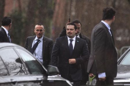 © Reuters. Former Lebanese Prime Minister Saad Hariri is seen at the Special Tribunal for Lebanon in The Hague, The Netherlands