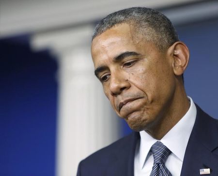 © Reuters. البيت الأبيض: أوباما يعرب عن قلقه من تزايد عدد الضحايا في حرب غزة