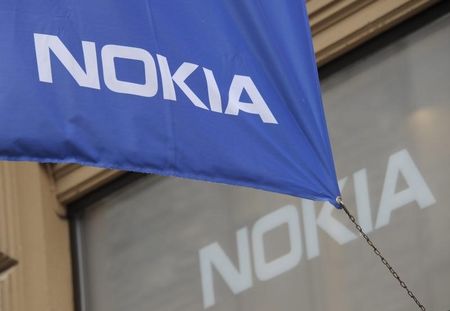 © Reuters. Логотип Nokia 