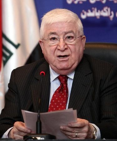 © Reuters. البرلمان العراقي ينتخب الكردي فؤاد معصوم رئيسا للبلاد