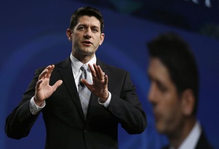 © Reuters. File photo of Paul Ryan at a conference in Las Vegas