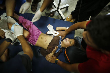 © Reuters. متحدثة باسم كيري: حادث مدرسة غزة المميت يؤكد الحاجة إلى هدنة