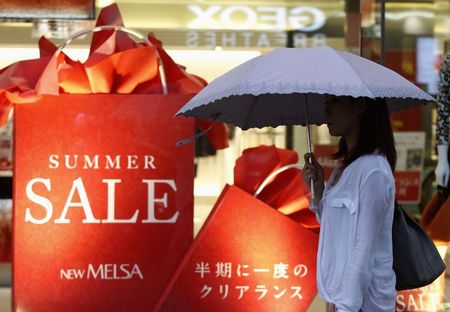© Reuters. المؤشر الاساسي لاسعار المستهلكين في اليابان يرتفع 3.3% على اساس سنوي في يونيو