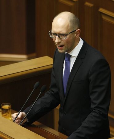 © Reuters. البرلمان الأوكراني يقول إنه لم يتلق إستقالة رئيس الوزراء بعد