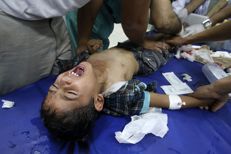 © Reuters. La OMS pide un corredor humanitario para evacuar a los heridos de Gaza
