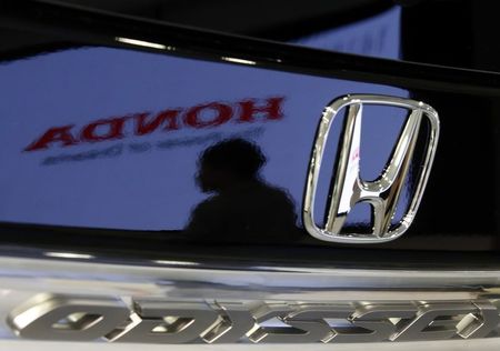 © Reuters. BÉNÉFICE OPÉRATIONNEL MEILLEUR QUE PRÉVU POUR HONDA AU 2E TRIMESTRE