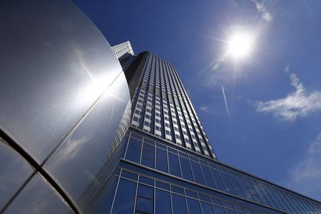 © Reuters. ECB headquarters are pictured prior to the bank's monthly news conference in Frankfurt