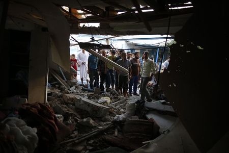 © Reuters. Ataques de Israel contra Gaza dejan al menos 43 palestinos muertos