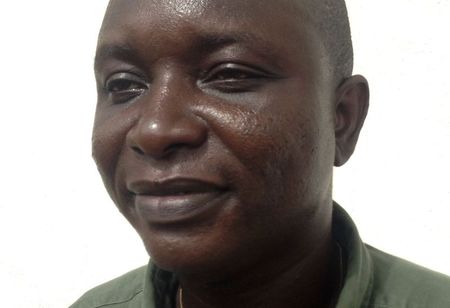 © Reuters. Khan, head doctor fighting the deadly tropical virus Ebola in Sierra Leone, poses in Freetown