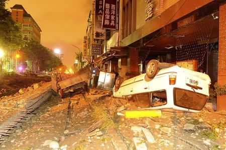 © Reuters. Explosão em Kaohsiung