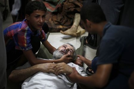 © Reuters. Israel y grupos palestinos comienzan una tregua de tres días en Gaza 