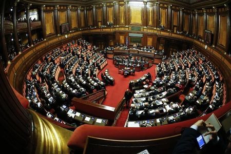 © Reuters. L'aula del Senato