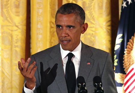 © Reuters. President Obama attends celebration of Special Olympics at the White House in Washington