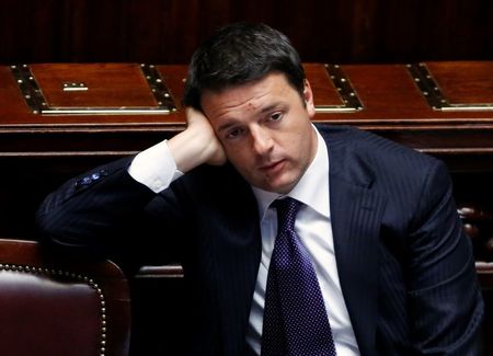 © Reuters. Italian PM attends Parliament in Rome